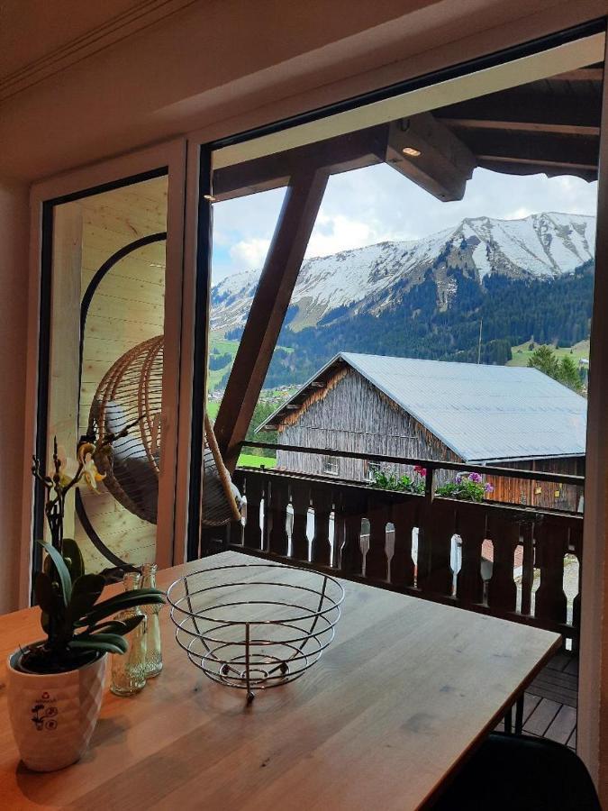Schoene Aussicht Riezlern Buitenkant foto